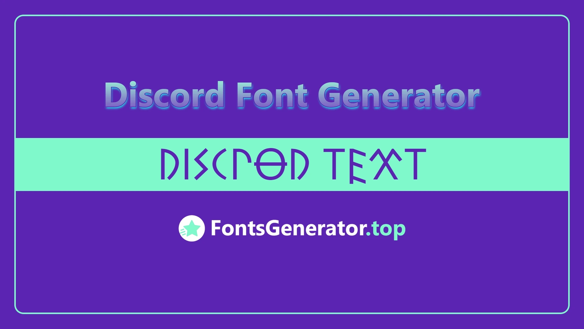 Discord Font Generator