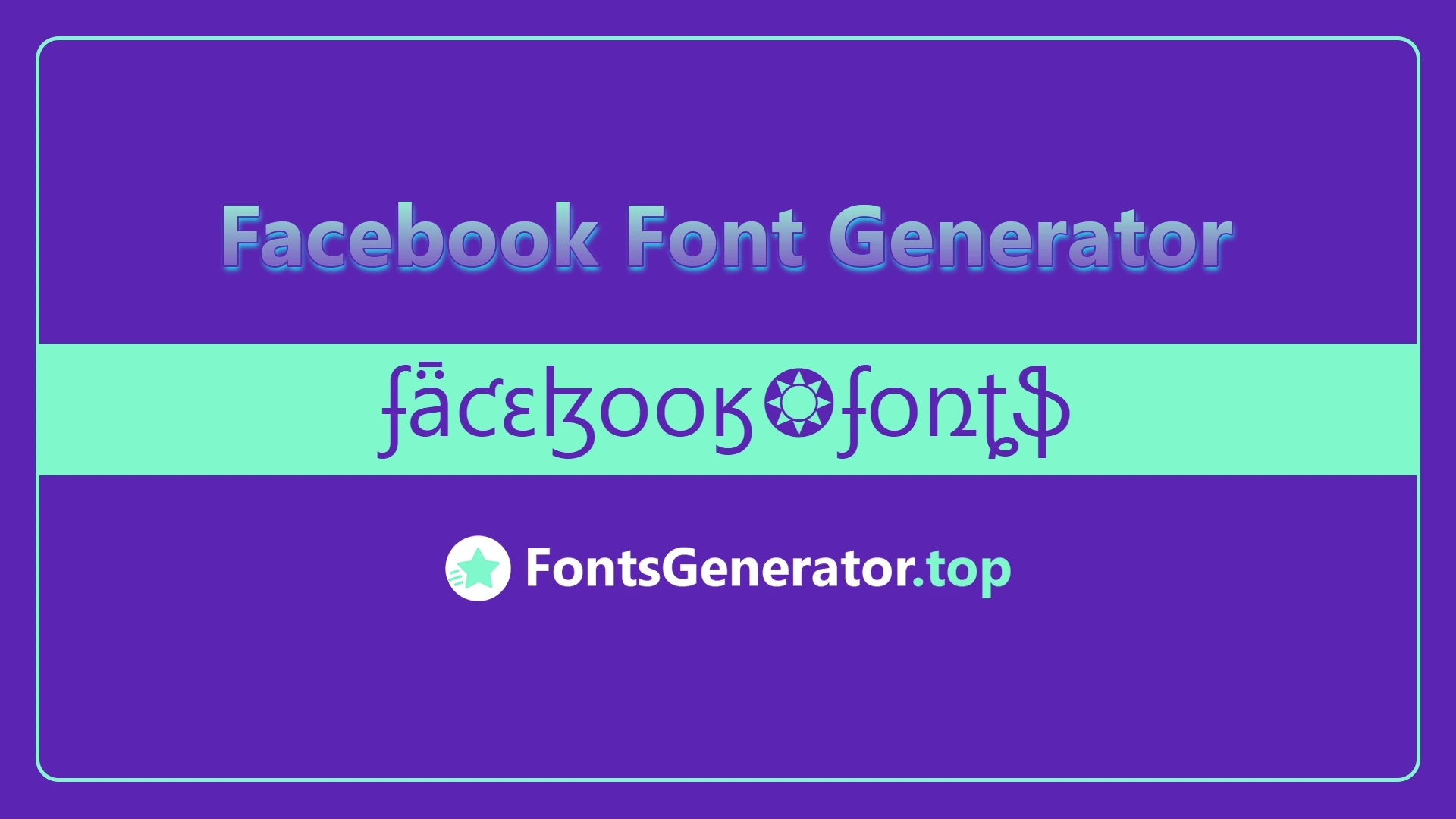 Facebook Font Generator