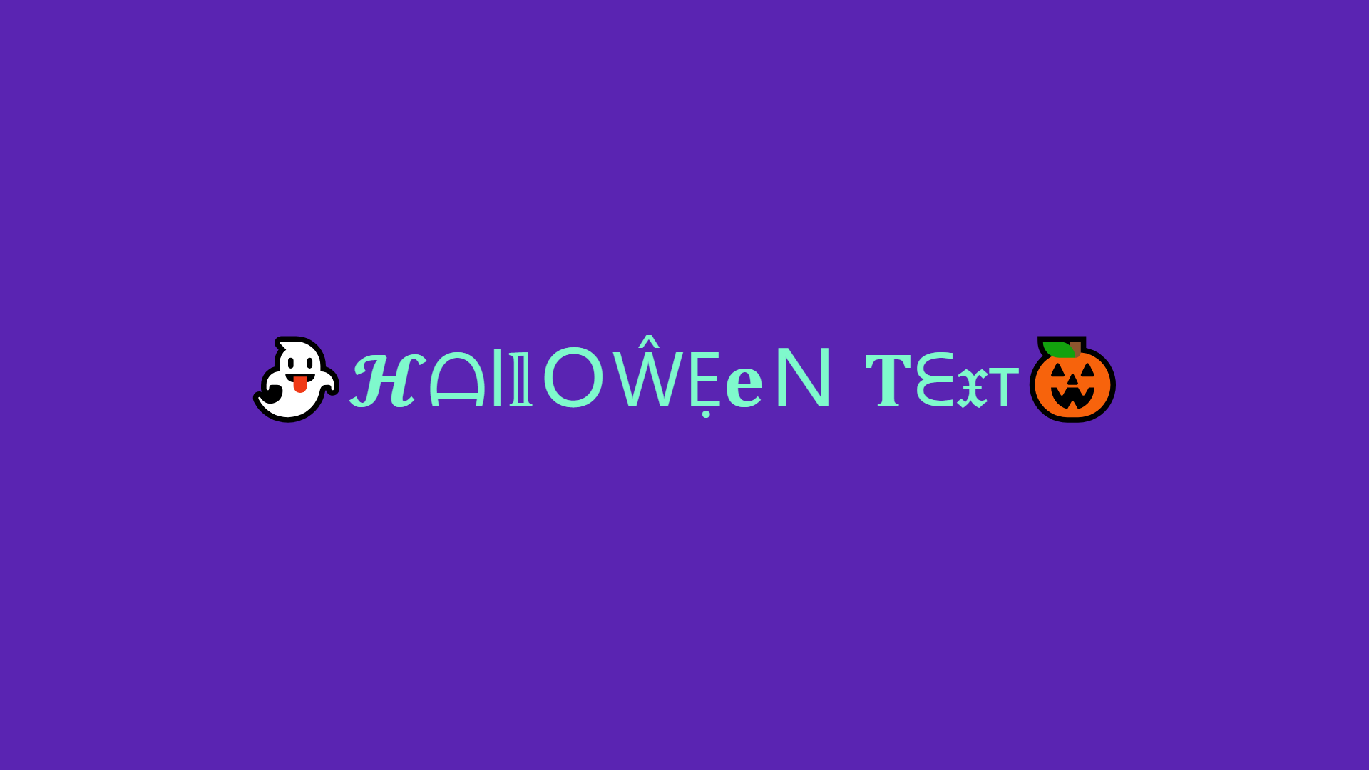 Halloween Font Generator