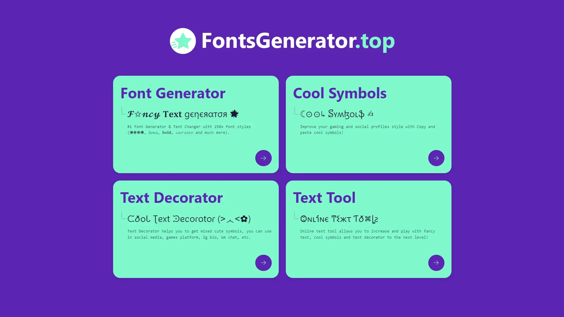 Fonts Generator